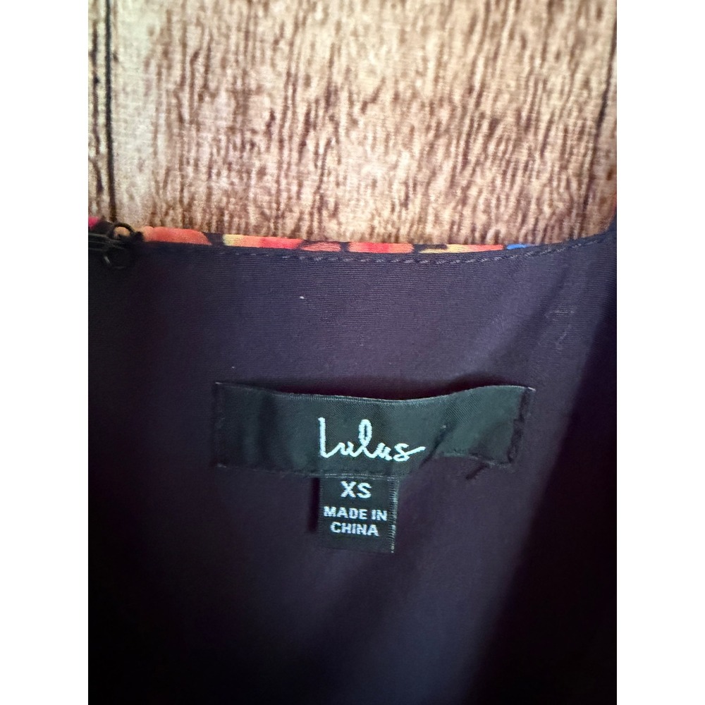 Lulus Dress Sincerely Gorgeous Floral Midi Romantic Feminine Summer Spring XS - Picture 7 of 8